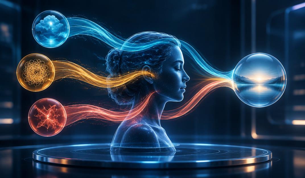 Arte holográfica do DASS-21